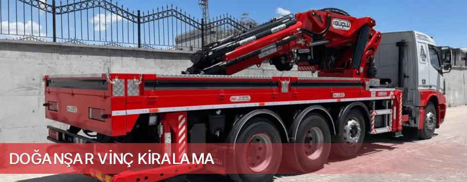 Doğanşar İlçemi Vinç Kiralama